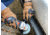 MCR Safety Mustang Utility Leather Drivers Work Gloves, Grain Goat Double Palm, Lined and Sewn with DuPont Kevlar, ANSI Impact Level 1 Back of Hand Protection, Chocolate, Large, MU3634KL