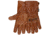 MCR Safety Mustang Utility Leather Work Gloves, Premium Grain Goatskin Double Palm, Fleece Lined with a Waterproof/Windproof Bladder, Sewn with DuPont Kevlar, Brown, Large, MU36211L