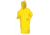 MCR Safety Navigator Series Waterproof Long Raincoat, .22mm PU/Nylon, Detachable Hood, Yellow, XL, 550CXL