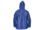MCR Safety Navigator Series Waterproof Rain Jacket, .25mm TPU/Nylon, Attached Hood, Blue, L, 563JHL
