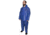 MCR Safety Navigator Series Waterproof Rain Jacket, .25mm TPU/Nylon, Attached Hood, Blue, L, 563JHL