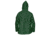 MCR Safety Navigator Series Waterproof Rain Jacket, .25mm TPU/Nylon, Attached Hood, Green, L, 568JHL