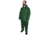 MCR Safety Navigator Series Waterproof Rain Jacket, .25mm TPU/Nylon, Attached Hood, Green, L, 568JHL