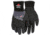 MCR Safety Ninja BNF Work Gloves, 15 Gauge Nylon/Spandex Shell, NFT Coated Over the Knuckle, Black/Gray, Large, N96793L
