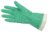 MCR Safety Nitri-Chem Flock Lined Nitrile Gloves, Economy Grade, 13in Length, 15 mil Thickness, Green, Small, 5317E