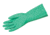 MCR Safety Nitri-Chem Flock Lined Nitrile Gloves, Industrial Grade, 13in Length, 18 mil Thickness, Green, XX - Large, 5331S