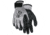 MCR Safety NXG Work Gloves. 10 Gauge Cotton Polyester Shell, Latex Coated Palm and Fingertips, Adjustable Hook and Loop Wrist Closure, Black/Gray, Medium, 9688VM