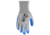 MCR Safety NXG Work Gloves, 13 Gauge Nylon Shell, Foam Latex Palm and Fingertips, Blue/Gray, X - Large, 96731XL