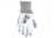 MCR Safety NXG Work Gloves, 15 Gauge Nylon Shell, Nitrile Coated Palm and Fingertips, Gray/White, X - Large, 9683XL