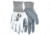 MCR Safety NXG Work Gloves, 15 Gauge Nylon Shell, Nitrile Coated Palm and Fingertips, Gray/White, X - Large, 9683XL