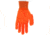 MCR Safety Predator Mechanics Hi-Vis Impact Resistant Work Gloves, Tire Tread TPR on Back, Fingers, and Thumb, Breathable Nitrile Palm adds Wet and Dry Grip, Orange, Large, PD3950L