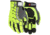 MCR Safety Predator Mechanics Work Impact Resistant Gloves, Synthetic Leather Palm, MAXGrid Palm and Fingers, Tire Tread Pattern TPR on Spandex Back, HyperMax Cut Resistant Palm Liner, Lime, XX - Large, PD2911XXL