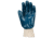 MCR Safety Predator Series Over the Knuckle Nitrile Coated Work Gloves, Palm Reinforced with DuPont Kevlar, Knit Wrist and Jersey Lined, Blue/White, Large, 9760KW