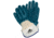 MCR Safety Predator Series Over the Knuckle Rough Nitrile Coated Work Gloves, Safety Cuff and Jersey Lining, Treated with ActiFresh, Blue/White, Large, 9760R