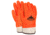 MCR Safety PVC Coated Insulated Work Gloves, Double Dipped Hi-Vis Orange, Sandy Finish and Foam Lined, Protective Safety Cuff, Orange, Large, 6521SCO