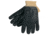 MCR Safety PVC Coated Work Gloves, Double Dipped with Sandy PVC, Soft Jersey Lining, Comfortable Knit Wrist, Black, Large, 6520SJ