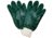 MCR Safety PVC Coated Work Gloves, Double Dipped with Sandy PVC, Soft Jersey Lining, Comfortable Knit Wrist, Hunter Green, Large, 6420