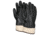 MCR Safety PVC Coated Work Gloves, Double Dipped with Sandy PVC, Soft Jersey Lining, Safety Cuff, Black, Large, 6521SC