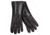 MCR Safety PVC Coated Work Gloves, Double Dipped with Textured PVC, Soft Interlock Lining, 14in Length, Black/White, Large, 6514SJ