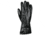 MCR Safety PVC Coated Work Gloves, Single Dipped with Rough PVC, Soft Interlock Lining, 12in Length, Black, Large, 6212R