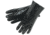 MCR Safety PVC Coated Work Gloves, Single Dipped with Smooth PVC, Soft Interlock Lining, 12in Length, Black, Large, 6212