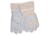MCR Safety Regular Shoulder Leather Split Leather Palm Work Gloves, 2.5in Duck Safety Cuff, Gray, Large, 1400B