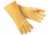 MCR Safety Rubber Coated Work Gloves, Crinkle Texture Finish, 12in Length Fully Coated, Comfortable Interlock Lining, Yellow/White, Small, 6845S