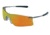 MCR Safety Rubicon T4 Series Safety Glasses with Lens Curved Frameless Lens Design, Fire Mirror, One Size, T411R