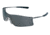 MCR Safety Rubicon T4 Series Safety Glasses with Lens UV-AF Anti-Fog Coating Curved Frameless Lens Design, Gray, One Size, T4112AF