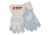 MCR Safety Sidekick Series Gloves, Select Side Split Leather Palm, 2.5in Rubberized Safety Cuff, Gray, Medium, 16010M