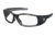MCR Safety SR110 Swagger SR1 Series Safety Glasses, Soft Non-Slip Nose Piece and Temples, Clear, One Size, SR110