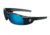 MCR Safety SR118B Swagger SR1 Series Safety Glasses, Soft Non-Slip Nose Piece and Temples, Blue Diamond Mirror, One Size, SR118B