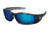MCR Safety SR118B Swagger SR1 Series Safety Glasses, Soft Non-Slip Nose Piece and Temples, Blue Diamond Mirror, One Size, SR118B