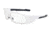 MCR Safety SR120 Swagger SR1 Series Safety Glasses, Soft Non-Slip Nose Piece and Temples, Clear, One Size, SR120
