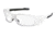 MCR Safety SR120 Swagger SR1 Series Safety Glasses, Soft Non-Slip Nose Piece and Temples, Clear, One Size, SR120