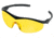 MCR Safety ST1 Series Safety Glasses, Non-Slip Temple Grips, Amber, One Size, ST114
