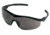 MCR Safety ST1 Series Safety Glasses with UV-AF Anti-Fog Lens Coating, Non-slip Temple Grips, Gray, One Size, ST112AF