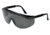 MCR Safety ST1 Series Safety Glasses, Wrap-Around Lens Design with Built-In Side Shields, Gray, One Size, SS112