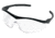 MCR Safety ST110 ST1 Series Safety Glasses, Non-Slip Temple Grips, Clear, One Size, ST110