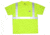 MCR Safety STSCL2MLM Hi Vis Safety Work T-Shirts, Soft Poly Birdseye Mesh, Short Sleeve and Tagless Design, ANSI 107 Type R Class 2, Fluorescent Lime, M, STSCL2MLM