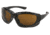 MCR Safety Swagger RP3 Series Foam Lined Safety Glasses, MAX6 Anti-Fog Lenses, Interchangeable Head Band Included, Brown, One Size, RP31BPF