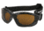MCR Safety Swagger RP3 Series Foam Lined Safety Glasses, MAX6 Anti-Fog Lenses, Interchangeable Head Band Included, Brown, One Size, RP31BPF