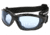 MCR Safety Swagger RP3 Series Foam Lined Safety Glasses, MAX6 Anti-Fog Lenses, Interchangeable Head Band Included, Light Blue, One Size, RP313PF