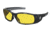 MCR Safety Swagger SR1 Series Safety Glasses with Polarized Lenes, Soft Non-Slip Nose Piece and Temples, Amber, One Size, SR114