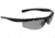 MCR Safety Tier1 T122 Tactical Gear Safety Glasses, Matte Black Frame, Grey MAX6 Superior Anti-Fog Lens, One Size, T12212P