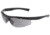 MCR Safety Tier1 T122 Tactical Gear Safety Glasses, Matte Black Frame, Grey MAX6 Superior Anti-Fog Lens, One Size, T12212P