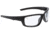 MCR Safety Tier1 T124 Tactical Gear Safety Glasses, Matte Black Frame, Clear MAX6 Superior Anti-Fog Lens, One Size, T12410P