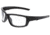 MCR Safety Tier1 T124 Tactical Gear Safety Glasses, Matte Black Frame, Clear MAX6 Superior Anti-Fog Lens, One Size, T12410P