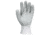 MCR Safety UltraTech Work Gloves, 13 Gauge Nylon Shell, Gray/White, Large, 9698L