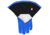 MCR Safety Welding Leather Work Gloves, Regular Shoulder Split Leather, Full Sock Jersey Lining, Blue, X - Large, 4501